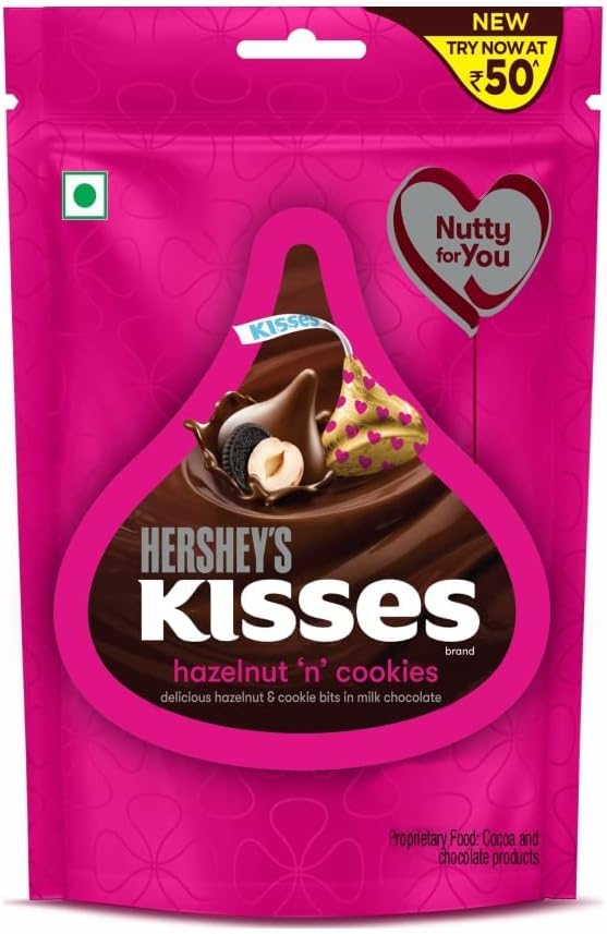 Kisses Hazelnut 'N' Cookies, 33.6 Gram