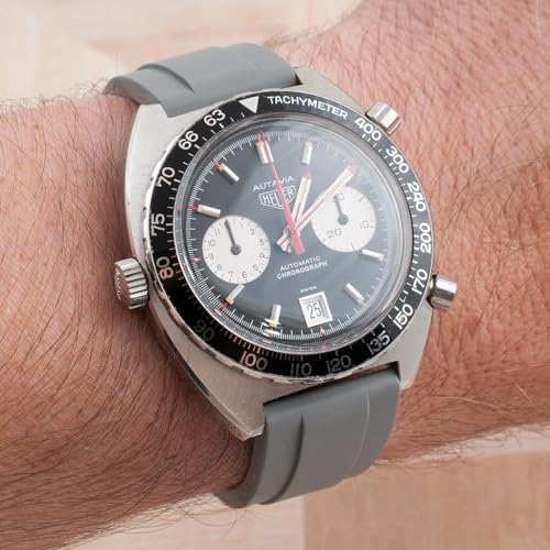 Image of StrapHabit Quick Release Rubber Watch Strap Band FKM 20mm 22mm 24mm
