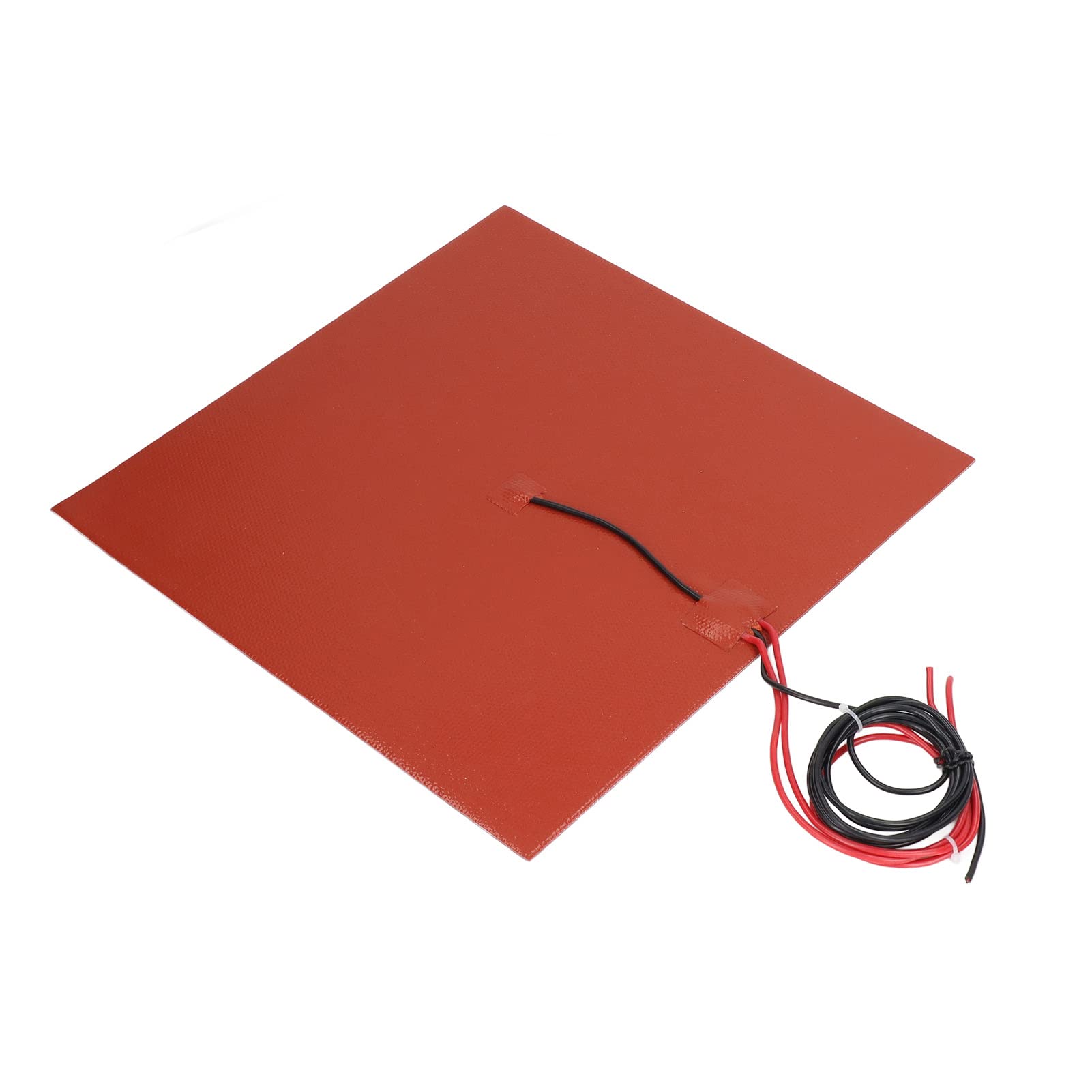 Fafeicy Almohadilla de Calentamiento de Silicona 450W 350 Mm para la Cama Caliente de la Impresora 3D, Incluso Calentamiento, 100k Termistor, Adhesivo Fuerte (DC24V)
