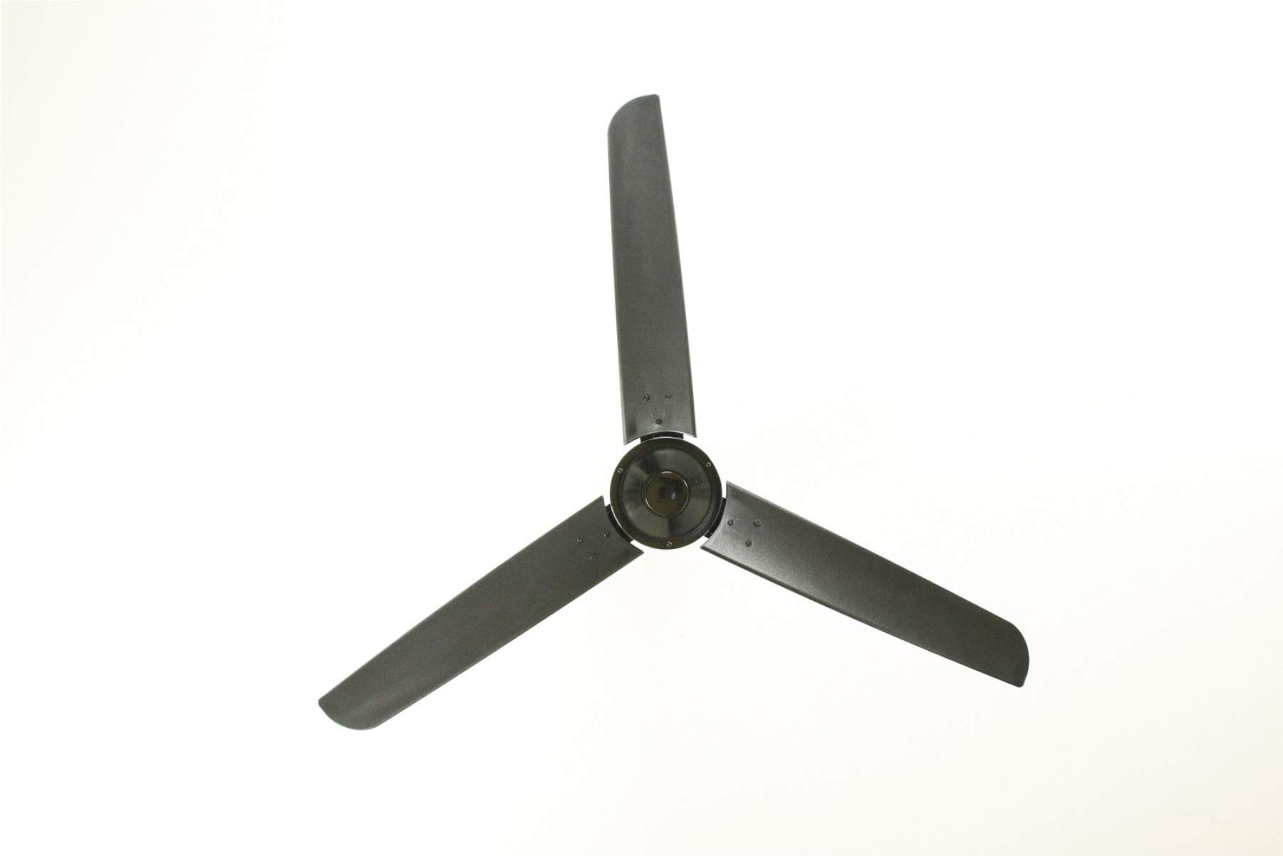 Ventilatore industriale a soffitto Pepeo Vourdries Black 142 cm con telecomando incluso