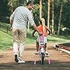Kids Bike Stabilisers for Childs Bike Support Bike Wheels 12 14 16 18 20 Inch, Bicycle Training Wheels Mute Flash Wheels with Adjustable Bicycle Stabiliser Mounted Kit #5