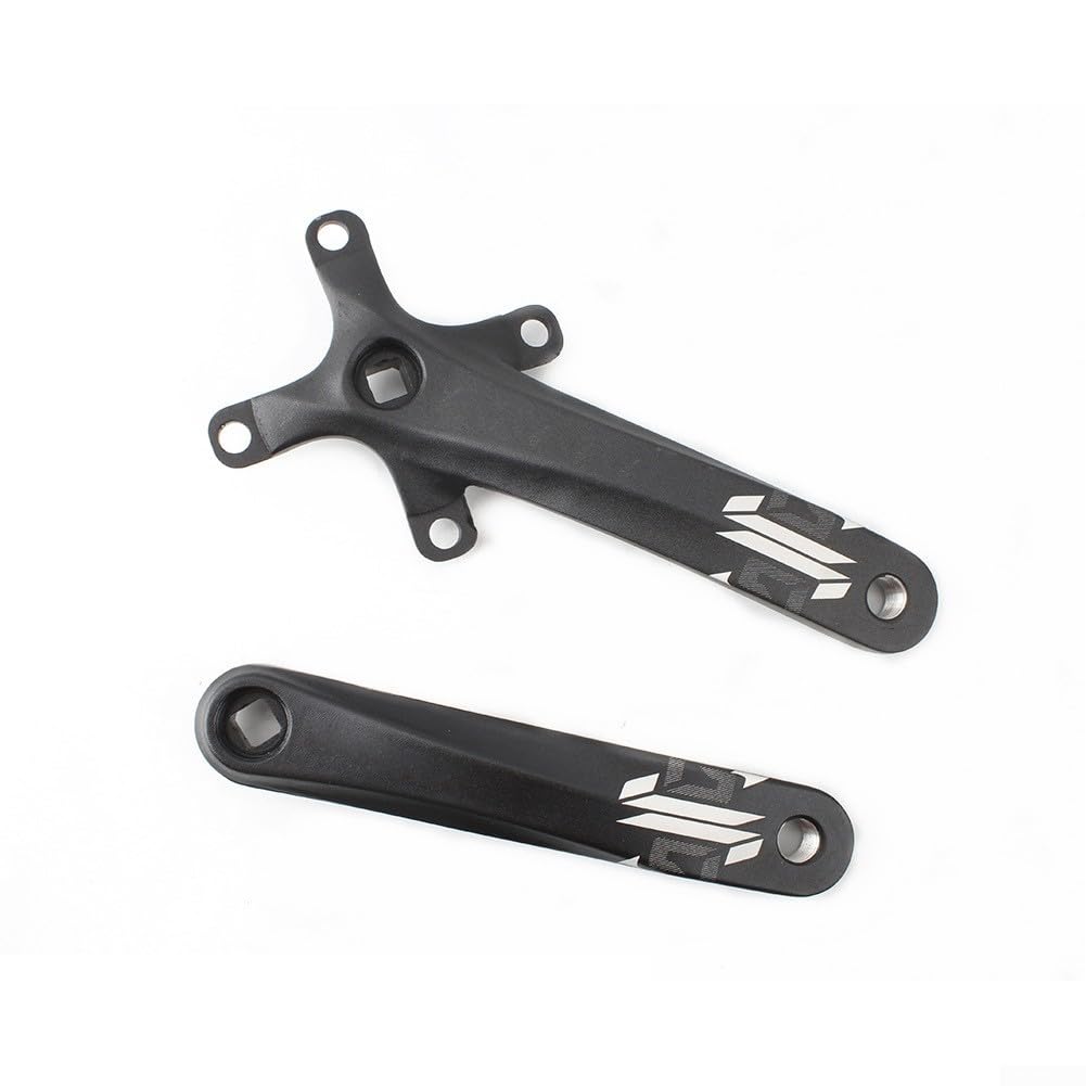 Guarnitura per bici a velocità singola, 32/34/36/38T, in lega di alluminio, quadrata, accessorio di ricambio per mountain bike e bici da strada (manovella + 32T)