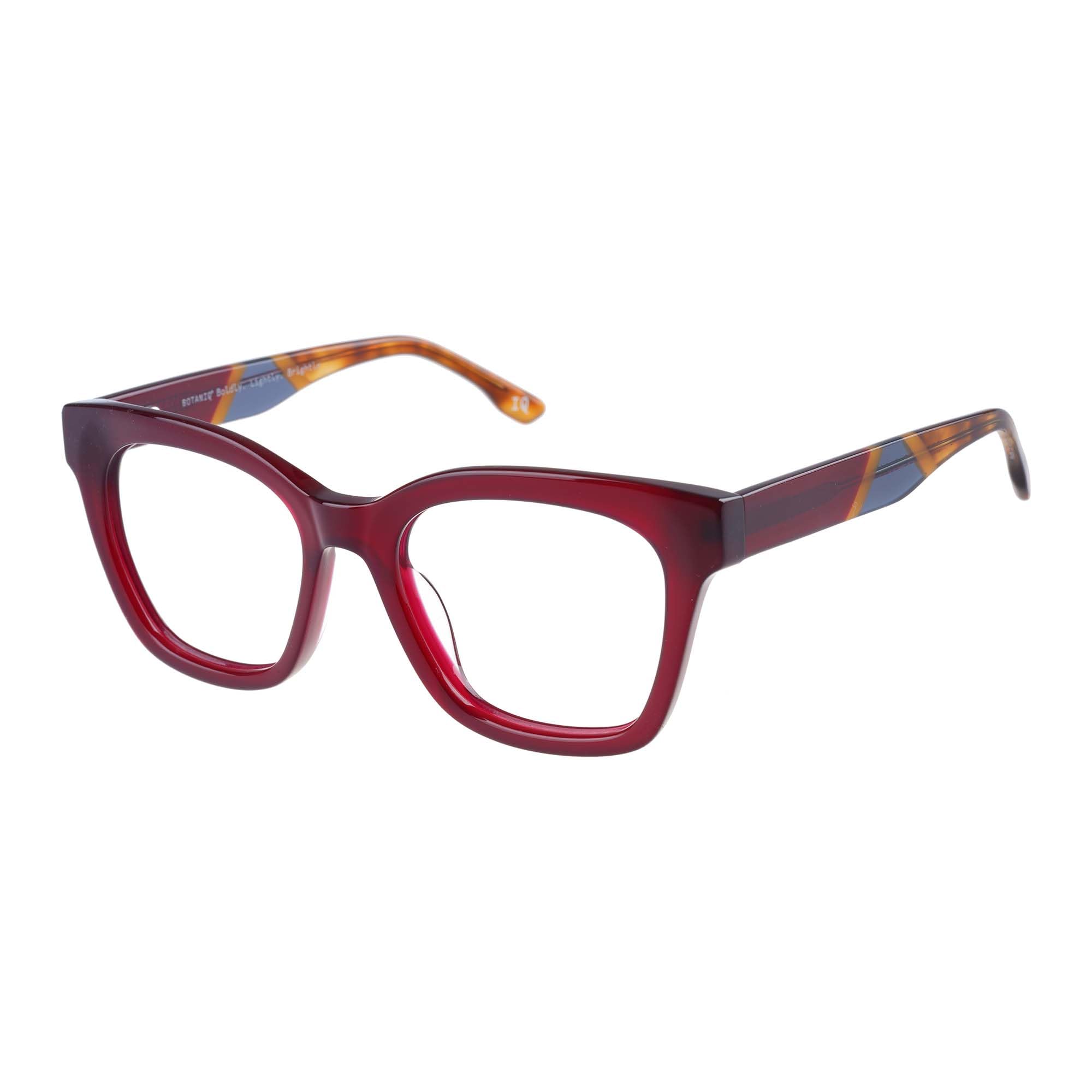 BOTANIQ Women's BIO-1132 oprawki na okulary, receptujące oprawki na okulary, czerwone, 52, czerwony, 52