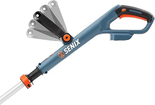 Miniatura 8 de SENIX X2 - Cortadora de césped inalámbrica de 20 voltios máx.* y herramienta de césped de bordeadora, eje dividido desmontable, ancho máximo de