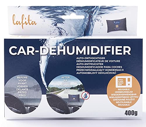 2x Lafita Autoentfeuchter Luftentfeuchter Raumentfeuchter mit 400g Silica Gel, wieder aufladbar - zum attraktiven Staffelpreis - … Cover
