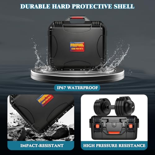 FACFUEL Switch 2 Case, All-In-One Carrying Case for Nintendo Switch 2 System (2025), Waterproof Hard Shell Travel Organizer Box with EVA Lining, Holds Console, Dock, Pro Controller and Accessories - Image 6