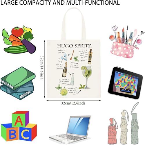 Bolsa Tote WCGXKO Hugo Spritz para Regalo miniatura 4