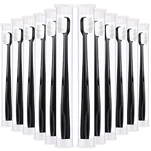 12 Pieces Adult Extra Soft Toothbrush with 20000 Bristles Micro Nano Manual Toothbrushes for Teeth Oral Gums Protect Sensitive Gums