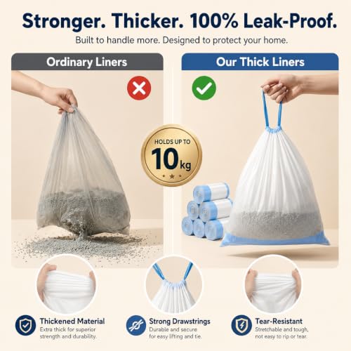 Image of 90-Count Liners for Self-Cleaning Cat Litter Boxes, 18 x 20 in