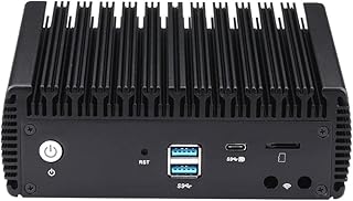 Firewall Router Hardware Kettop Mi5105L4 Celeron N5105,2Ghz (4Gb Ddr4 Ram 32Gb Ssd WiFi) Quad Core 4 I226-V 2.5G LAN Gateway Router Fanless Mini Pc AES-Ni Mini Router
