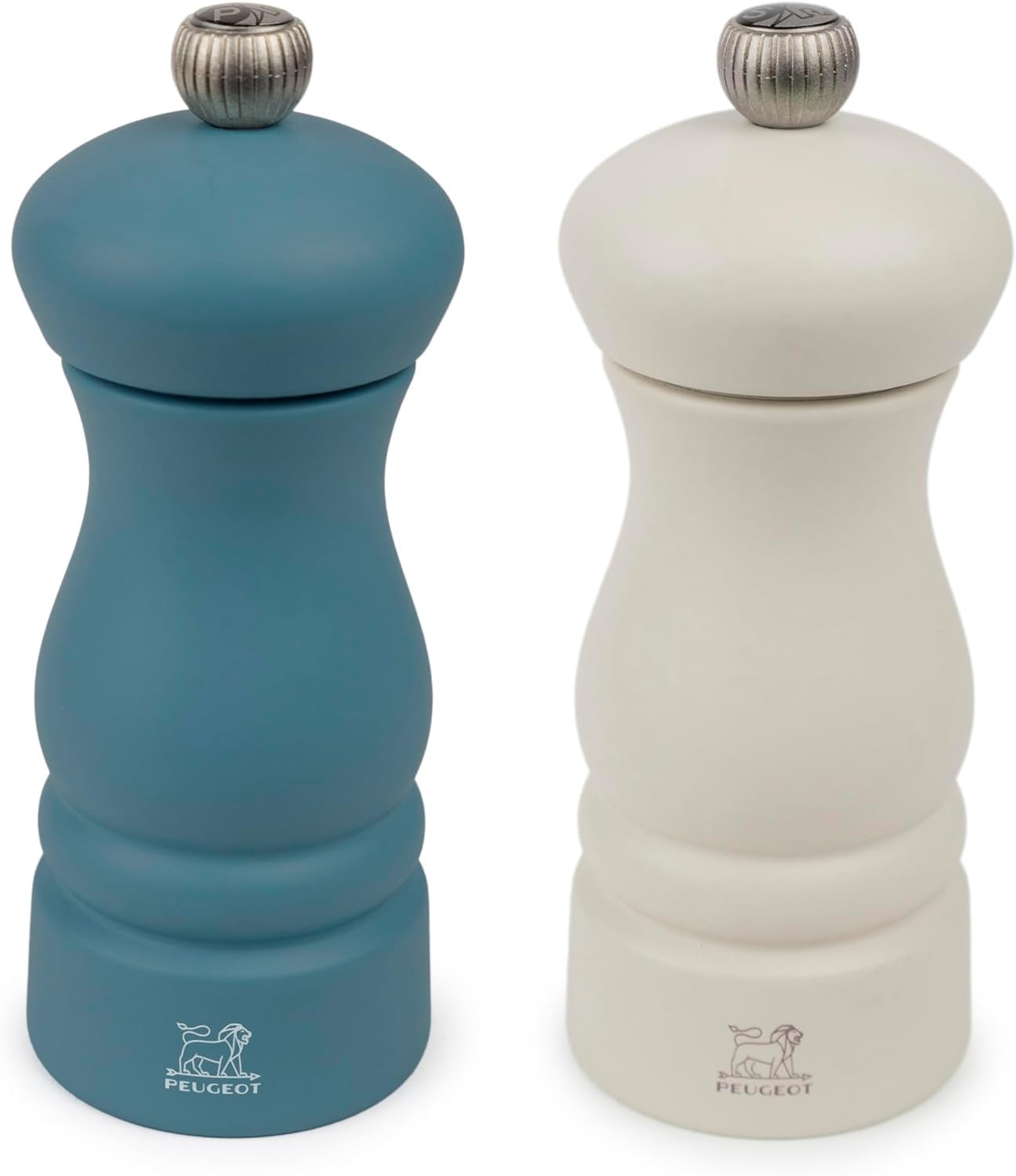 PEUGEOT - Duo Moulins Poivre & Sel Clermont 13 cm - Bleu Céleste & Blanc