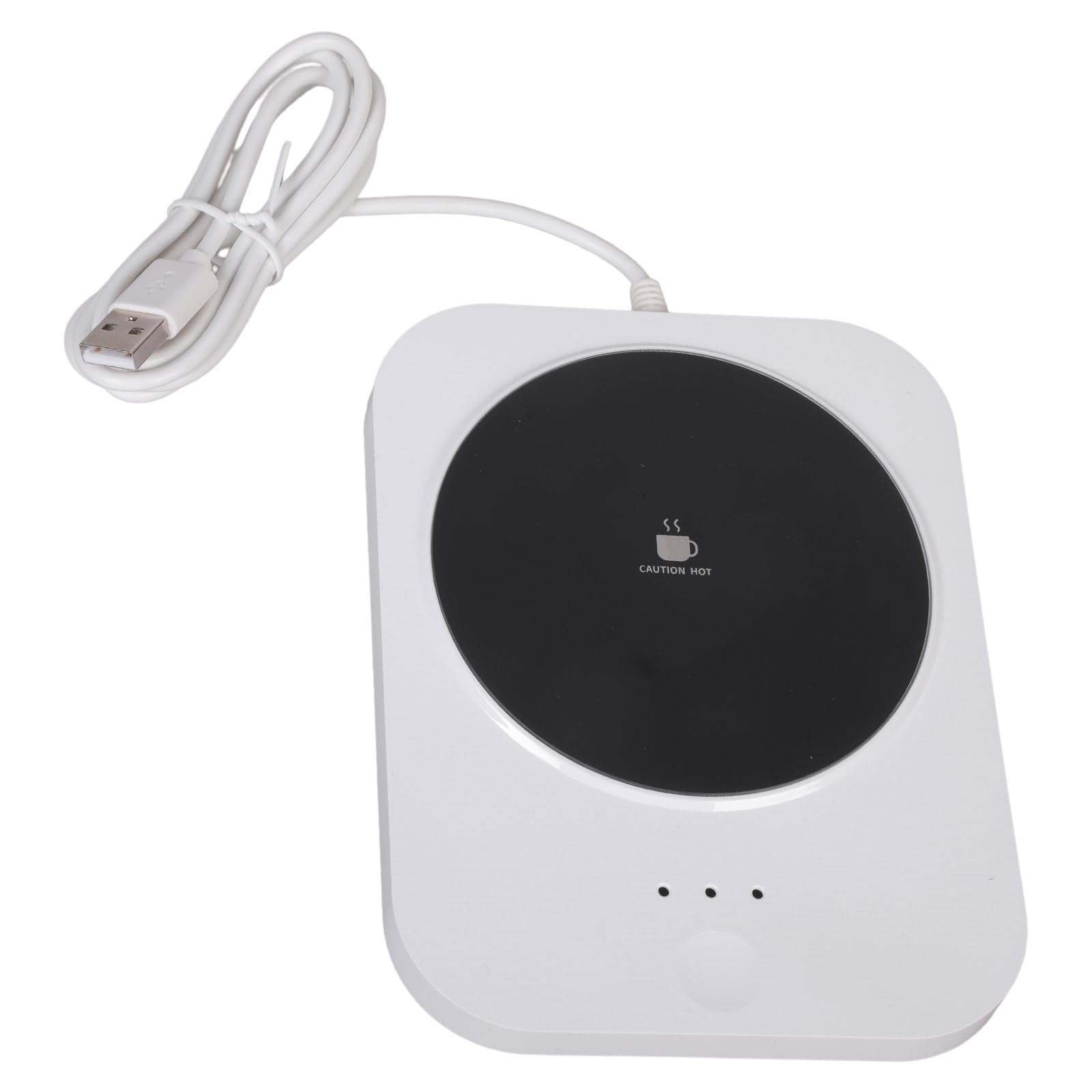 Buxuaaaa Electric Beverage Heater with 3 Heating Levels Waterproof Heating Plate Coasters Suitable for Water Milk Beverage Warmer Plate