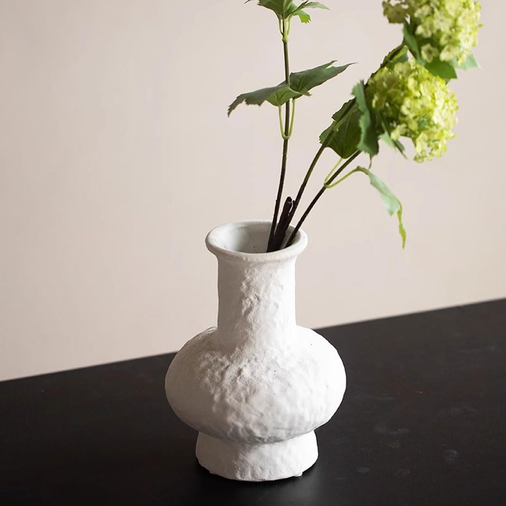 Blumenvase Einfaches Zen-Blumenarrangement, Trockenblumen, Blumengefäß Aus Keramik, Vasen-Ornamente for Die Arbeitsplatte Im Wohnzimmer Wohndeko