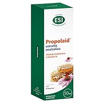 ESI – Propolaid Estratto Puro Analcolico, Integratore Alimentare di Propolis, Senza Glutine e Vegetariano, Liquido, 50 ml