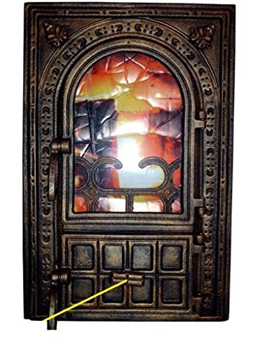 Brotbackofen Ofentür Pizzaofen hochwertge aus Gusseisen - Tür für Steinofen-Grill 46