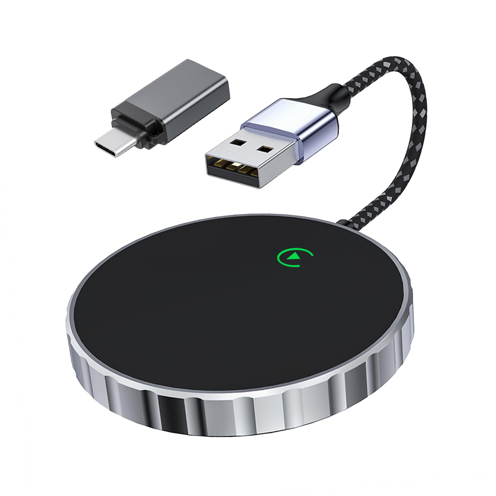 Wireless Carplay Adapter for iPhone Apple Carplay Wireless Adapter 2023 Upgrade Plug & Play Converts Wired to Wireless CarPlay Dongle for Cars from 2015 & for iPhone iOS 10+