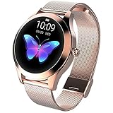 CUIFULI Smartwatches für iPhones iOS Android Smartwatch IP68 Wasserdicht Fitness Tackers Bluetooth Smart Armband Schlaf Herzfrequenz Kalorien Monitor Aktivitätsarmband für Frauen Lange Akkulaufzeit