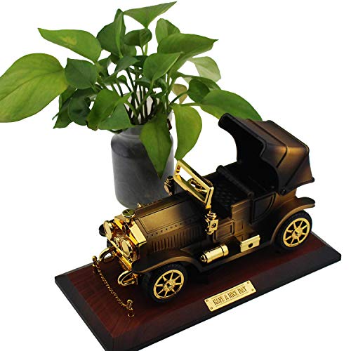 Tipmant Vintage Car Music Box Antique Vehicle Model Home Wall Room Décor Decoration Kids Gifts (Brown) #TOP2