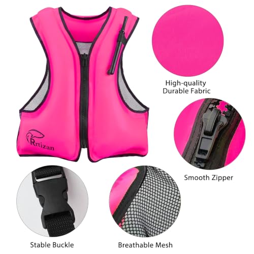 Image of Rrtizan Inflatable Snorkel Vest for Adult, Suitable for Adult 90-220lbs