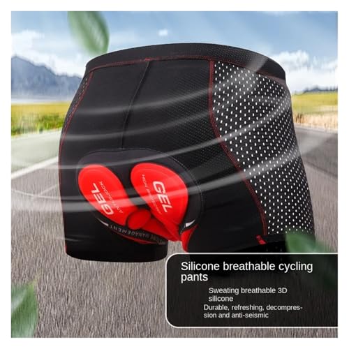Calzas de ciclismo para hombre con silicona reforzada miniatura 4