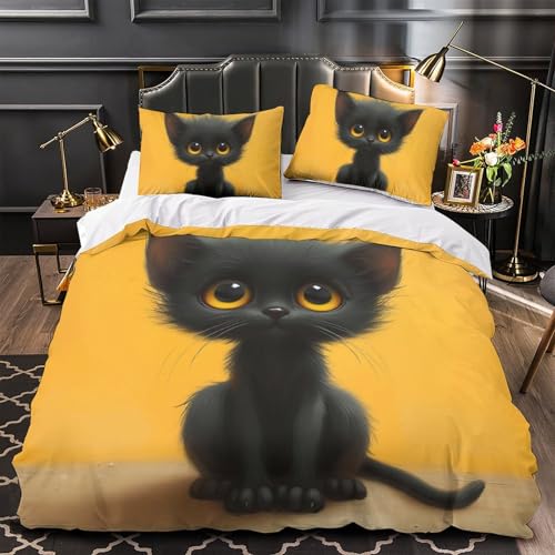 Parure de lit chat persan 3D le cadeau idéal pour anniversaire ado - 4