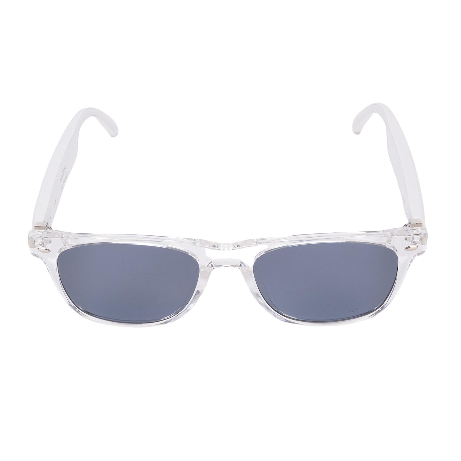 Generic AI Smart Translation Okulary, Okulary Przeciwsłoneczne Muzyki Bluetooth z Mikrofonem i Głośnikiem 144 Języki Tłumaczenie Wsparcie Zdalnego Fotografii (Okulary przeciwsłoneczne białej ramy)