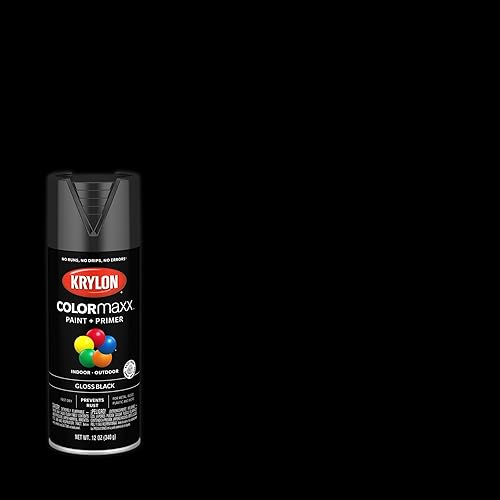 Vista 345 de Krylon - Pintura y primer en aerosol COLORmaxx K05511007, 12 onzas, rojo cereza brillante Cherry Red
