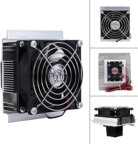 Thermoelectric Peltier Refrigeration Cooling System Kit Cooler Need 12VDC 6A Power DIY Air Conditioner