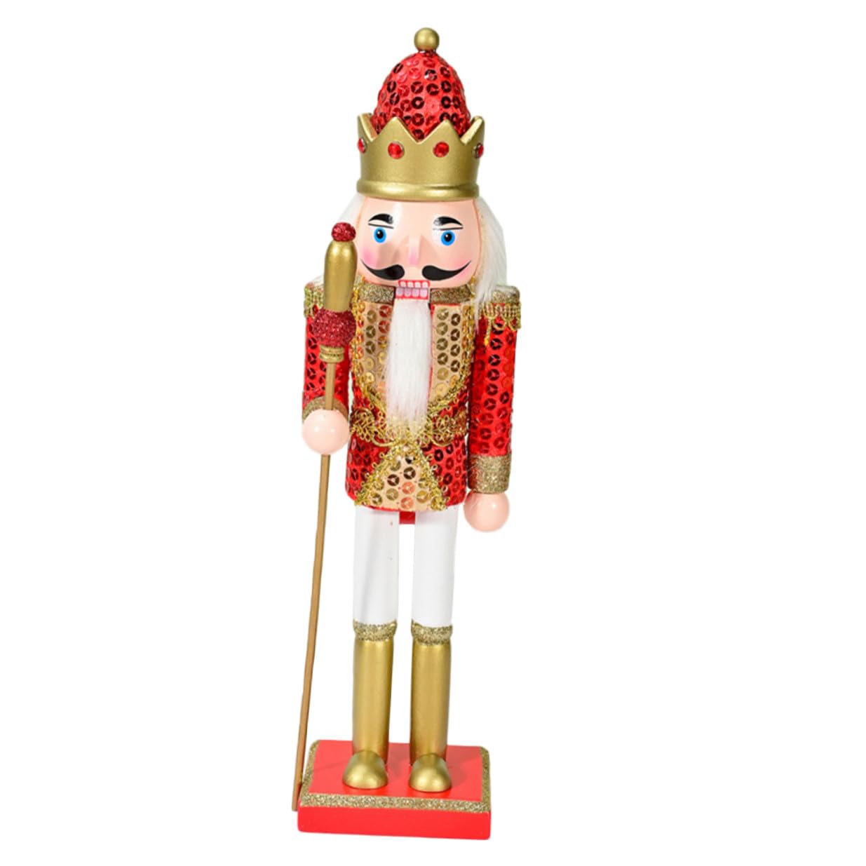Casse-Noisette en Bois 30 CM de Noël : Figurine Artisanale Traditionnelle