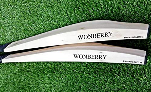 Image of Wonberry Semi Knocked Low Mid Profile Power Bottom English Willow Cricket Bat SH