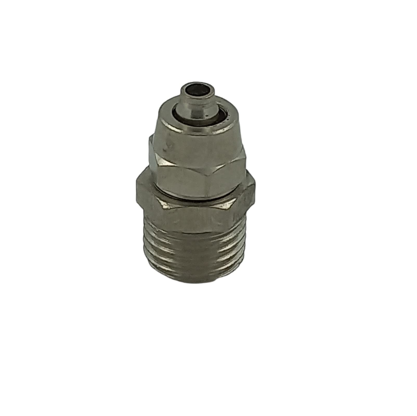 Raccordo Pneumatico Tubo da 6mm e Filetto Gas Maschio 1/4” - Conf.15 pezzi