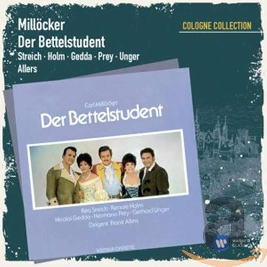 Der Bettelstudent - Allers, Gedda, Streich, Holm, Millöcker