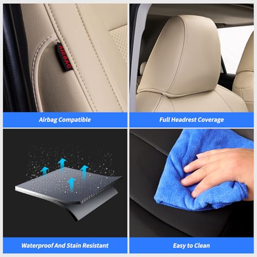 Image of coverdream Seat Covers Fit for Toyota 2026 RAV4 Hybrid(Woodland /Limited)