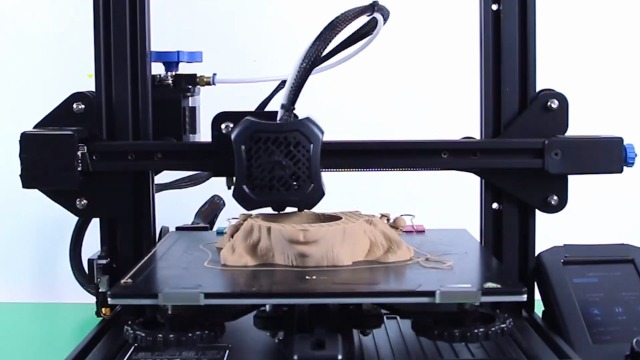Image of iSANMATE 3D Printer Filament, Ebony Wood PLA Filament 1.75mm, + /- 0.03mm Accuracy, 1kg /Spool (20% Real Wood Fiber)