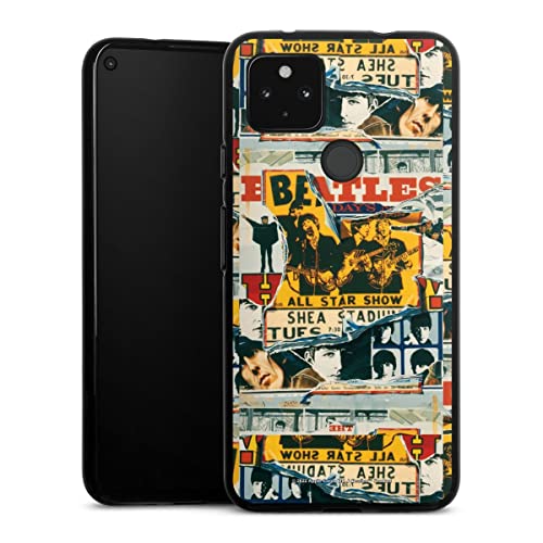 DeinDesign Coque en Silicone Compatible avec Google Pixel 4a 5G Étui Silicone Coque Souple The Beatles Rock ‘n’ Roll Musique - Les Beatles, Paul McCartney, John Lennon, RIngo Starr, George Harrison DeinDesign Coque en Silicone Compatible avec Google Pixel 4a 5G Étui Silicone Coque Souple The Beatles Rock 'n' Roll Musique