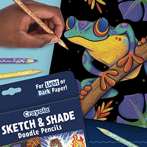 Crayola Art Pencils for Sketching & Shading (14ct), Colored Pencils for Adults, Includes 2 Graphite Pencils, Adult Coloring