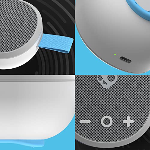 Image of Skullcandy Ounce Wireless Bluetooth Speaker - IPX7 Waterproof Mini Portable Speaker with 16 Hour Battery, Downward Firing Passive Radiator, and Ballistic Nylon Carry Strap