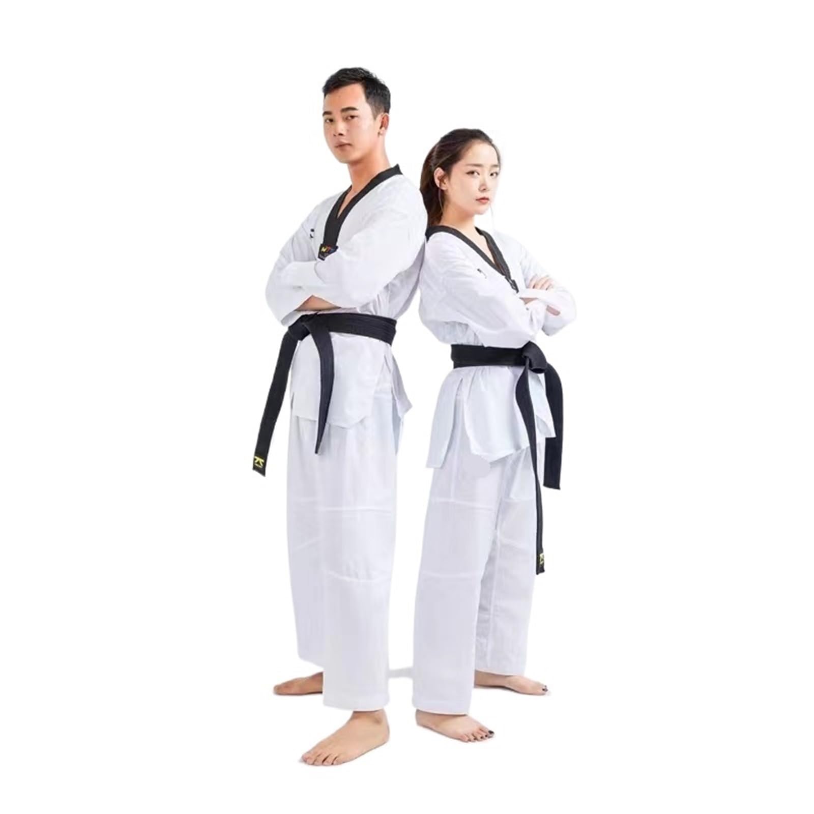 Kimono da Karate Gli Abiti da Allenamento for Allenatori di Taekwondo Sono Sottili e Traspiranti, for Karate, Judo, Kimono, dobok, Uniforme TKD.(190-XXXL)