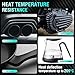 SUNLU 500G PA6-CF 3D Filament 1.75mm, Heat Deflection Temperature up to 209°C, Made of 80% PA Nylon and 20% Carbon Fibers, Stiff & Strong & Heat Resistant, for Industrial Parts, 0.5KG Spool, Black
