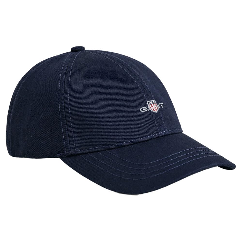 GANT Unisex Kid's Shield Cotton Twill Cap Baseball, Evening Blue, S-M