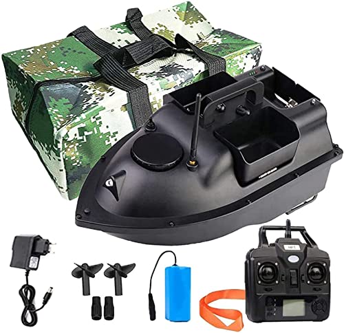 Bateau amorceur RC 500m avec double moteur et capacité de charge 2 kg pour pêcheurs