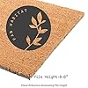 Fab Habitat Modern Non Slip Doormat - Durable, Thin - Natural Coir & Rubber - Entryway, Front Door, Porch, Patio - Minimalist Natural (18" x 30" Non-Slip) #5