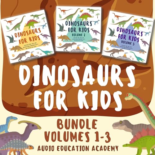 Dinosaurs for Kids Bundle, Volumes 1-3 by Audio Education Academy episode artwork