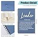 WHLBHG Leader Gift Spiral Journal Leader Definition Gift Boss Appreciation 4Pcs Lined Spiral Notebook Mentor Gift Boss Journal Notebook for Women Men (Spiral-4Pcs leader dark blue)