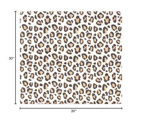 Image of Hudson Baby Unisex Baby Cotton Flannel Receiving Blankets, Leopard, One Size (Pack of 2)