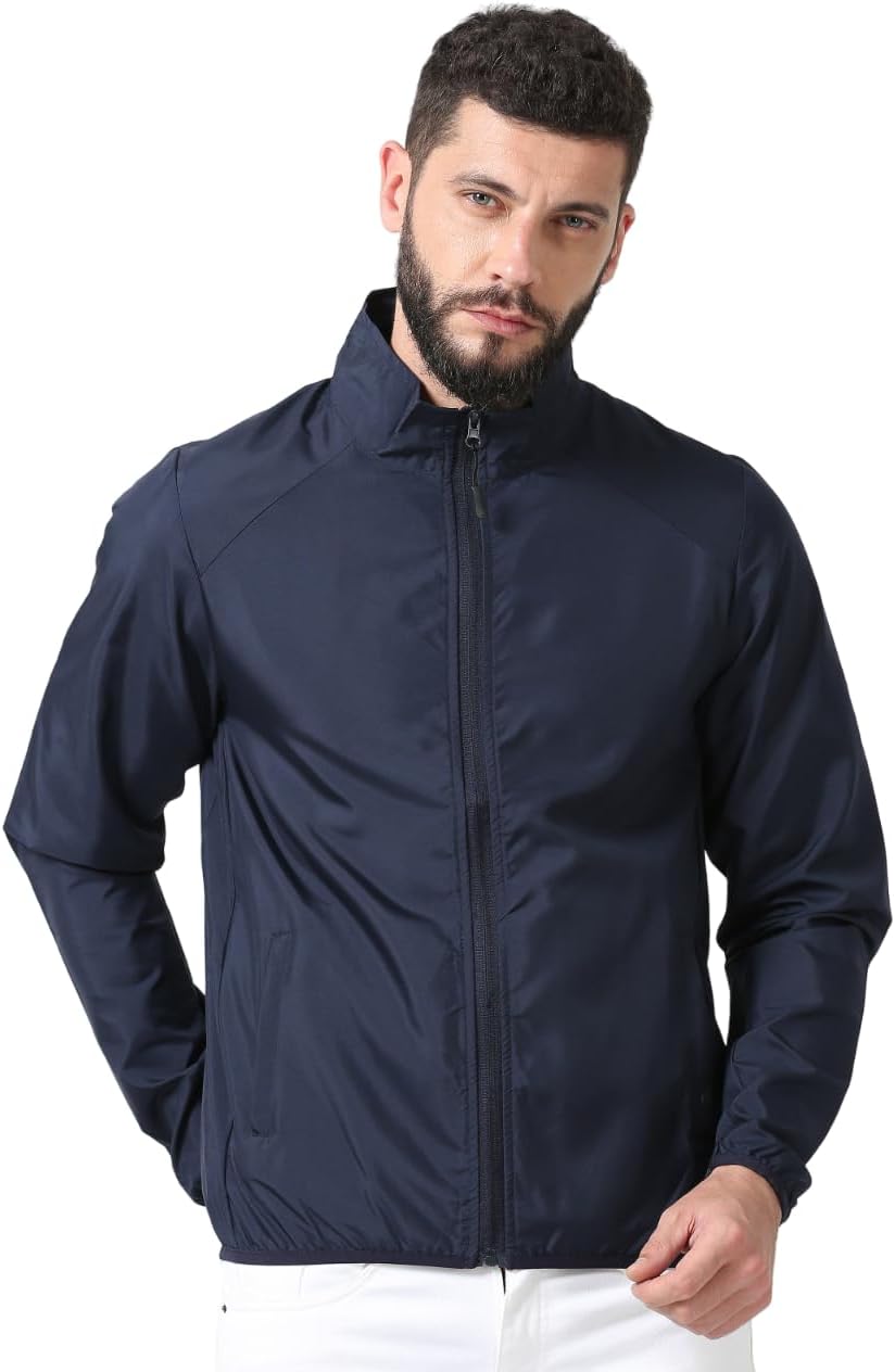 CNMN IDry Jacket Breathable Jacket for Men - Lightweight, Single Layer - All Year Wear, Everyday Wear, Biker Jacket