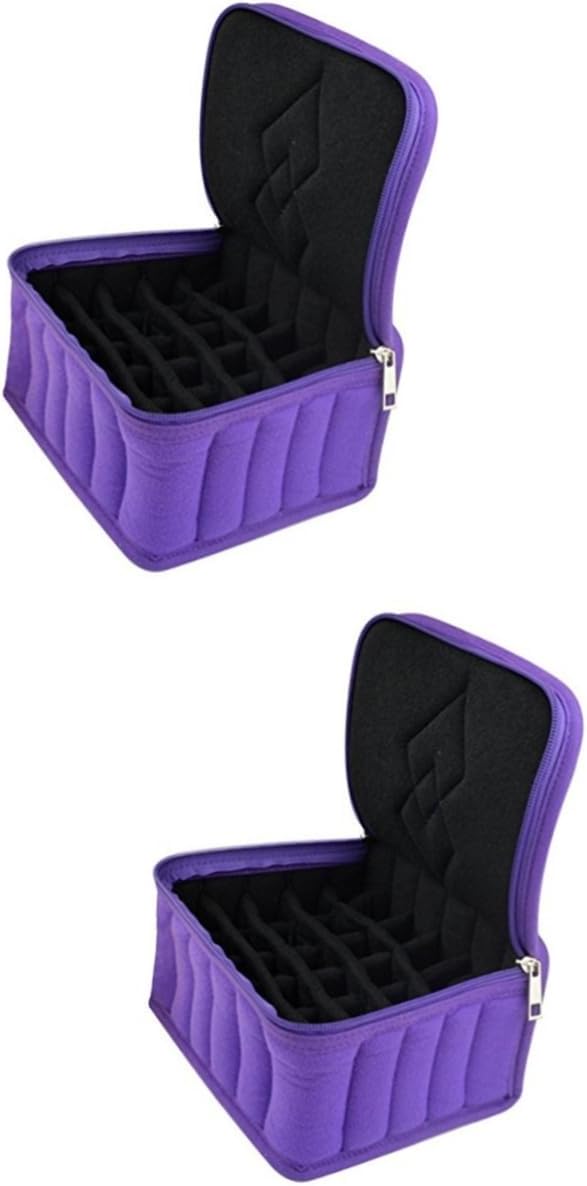 2pcs Storage Bag Organizer Portable Cosmetic Bottle Holder for Traveling Holds up to Bottles for and Travel Accessories