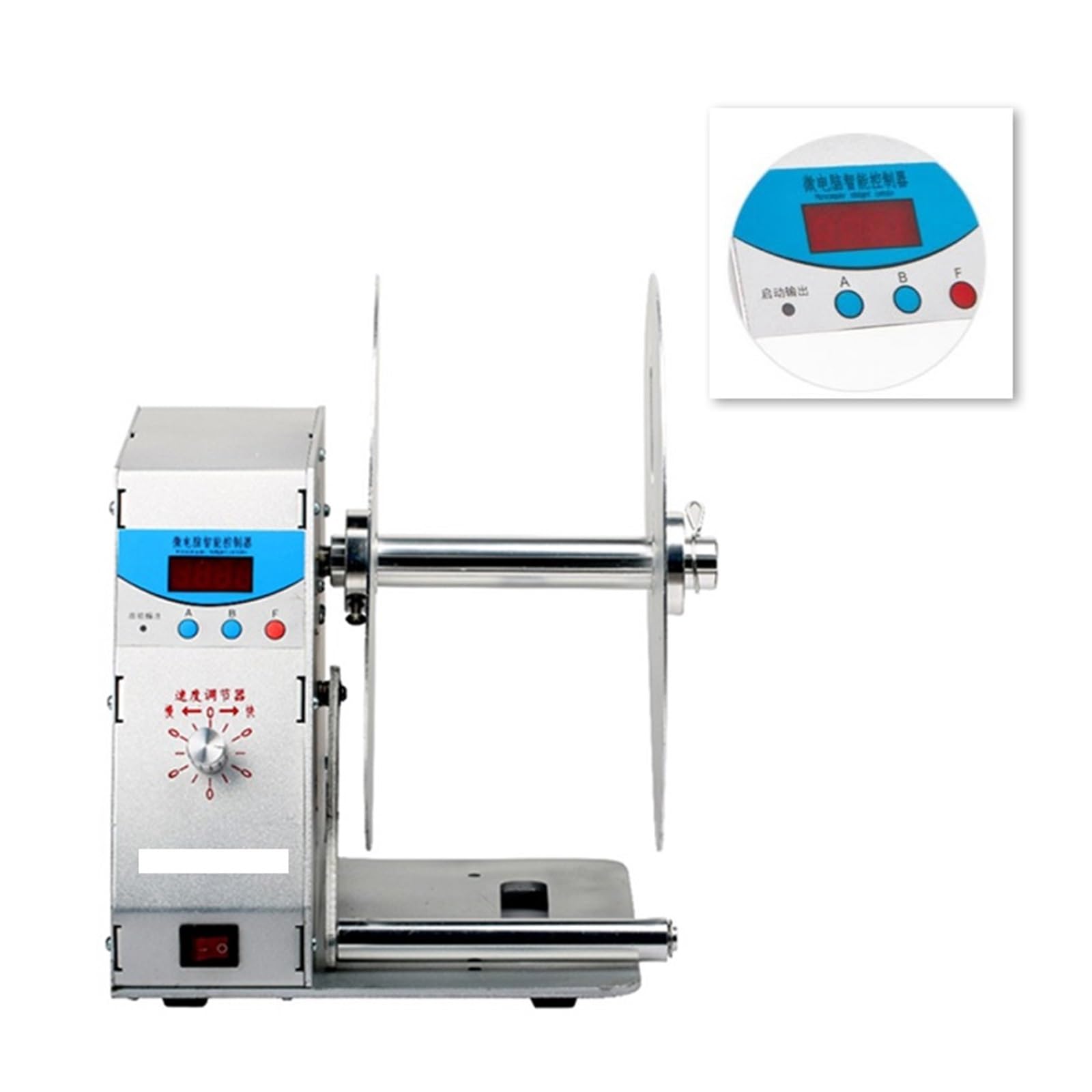 Lpuhhda One Color Clothing Label Sticker Barcode Rewinder Automatic Digital Label Rewinder Automatic Digital Label Rewinder Label Rewinder