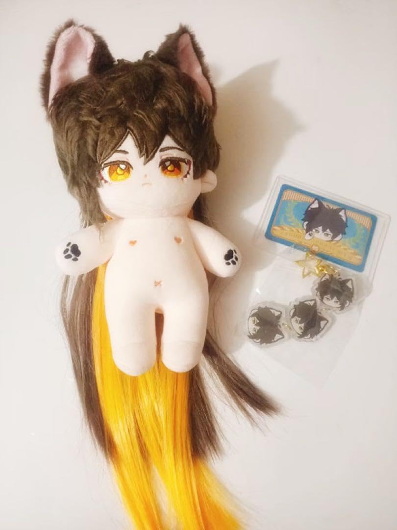 Amazon.co.jp: 最安值 原神 ぬいぐるみ 20cm 鍾離 着せ替えぬいぐるみ