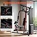 ROBORE Home Gym System, Multifunctional Home Gym with 160LB Weight Stack, Equipment All-in-One Workout Station, Full Body Strength Training System